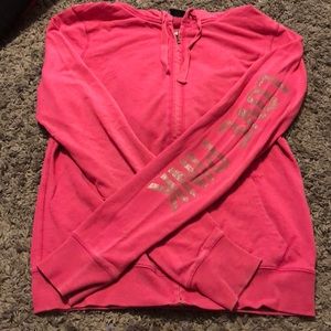 Victoria secret zip up hoodie